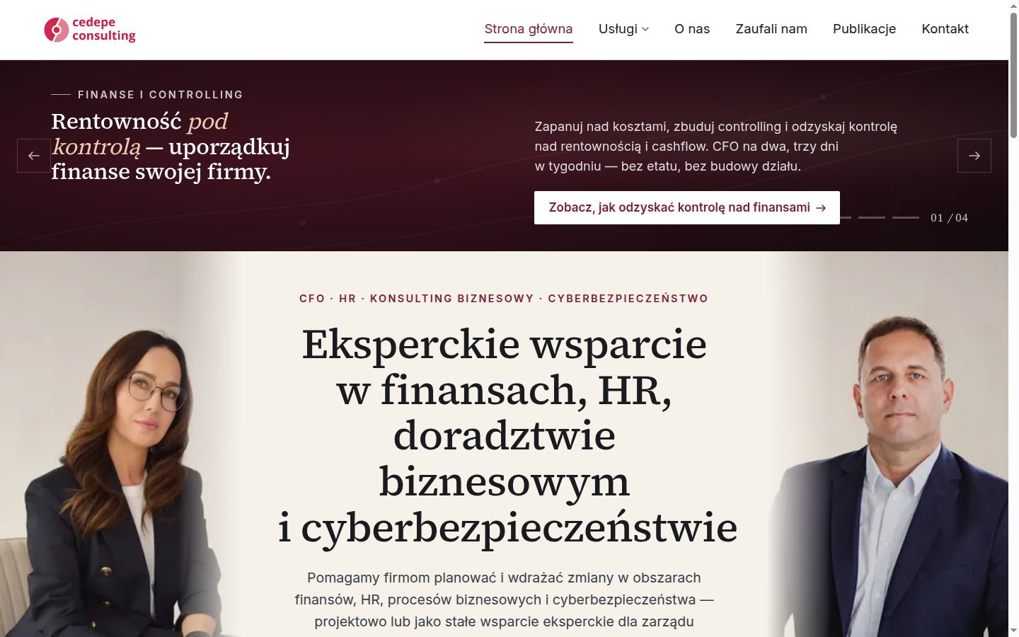 Cedepe Consulting — strona główna